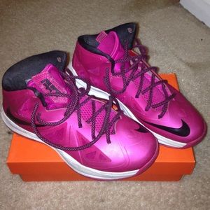 Size 6 Pink Lebron 11s