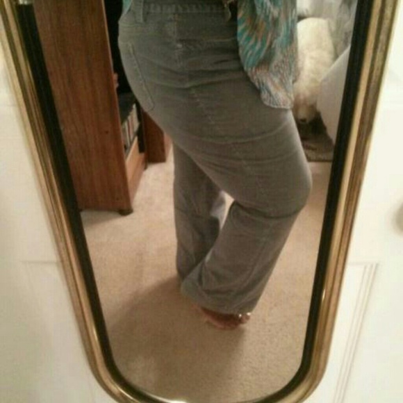 High Waisted Gray Slacks - Picture 3 of 4
