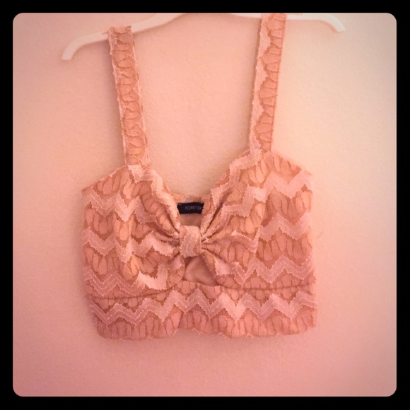 Peachy and white bustier - Picture 1 of 1