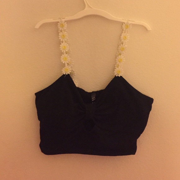 Black bustier crop - Picture 1 of 2