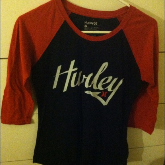 Black red white Hurley shirt - Picture 1 of 2