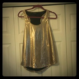Metalic Gold Tank Top