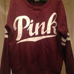PINK crew neck sweatshirt