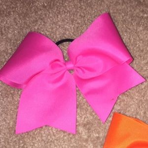 Pink Cheer Bow