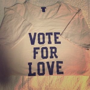 J.Crew "Vote for Love" Shirt