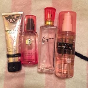Body mists and shower gel
