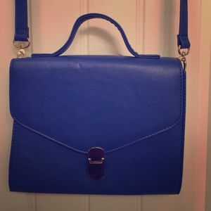 Blue handbag