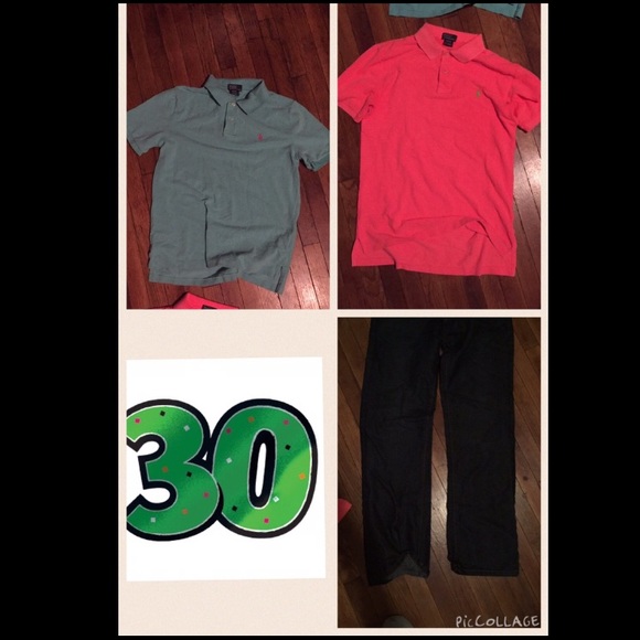 2 Polo Shirts And Calvin Clein Pants