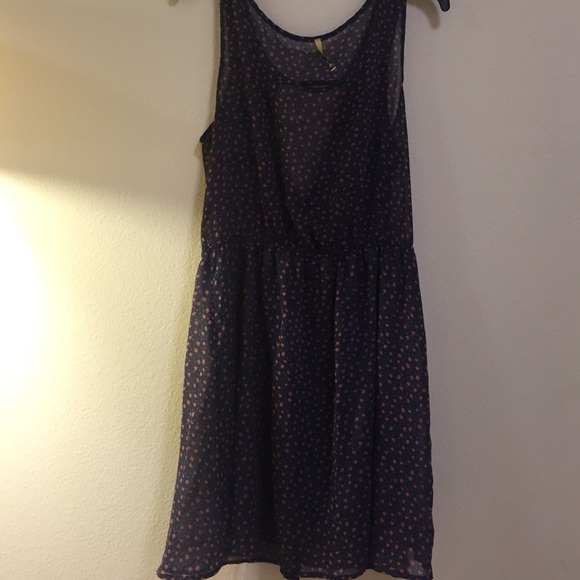 Blue Sheer, floral Dress