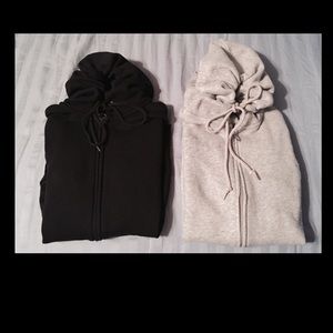 Bundle of jackets. One Grey & One Black.