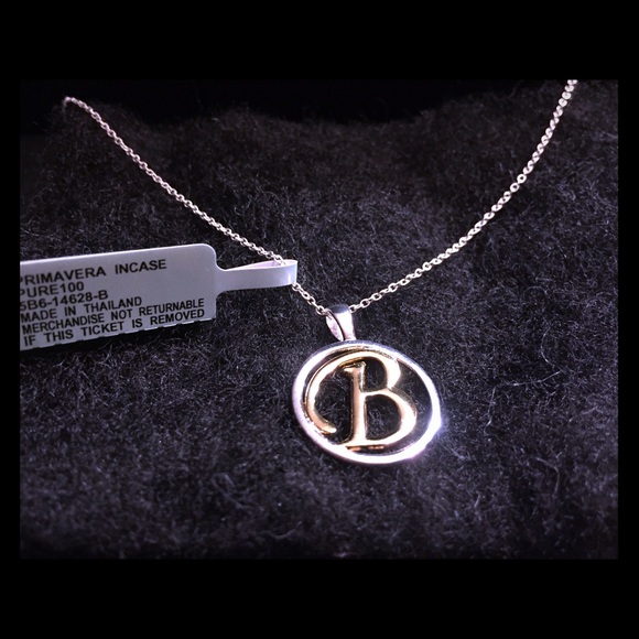" B " Primavera Incase Pure 100 Necklace