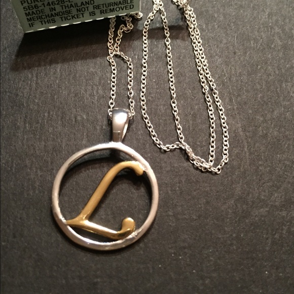 " L " Primavera Incase Pure 100 Necklace - Picture 2 of 3