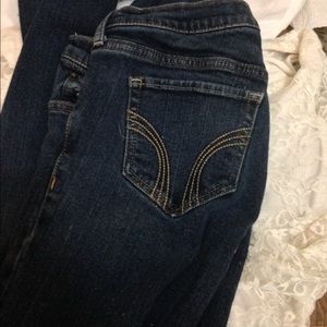 dark blue skinny jeans