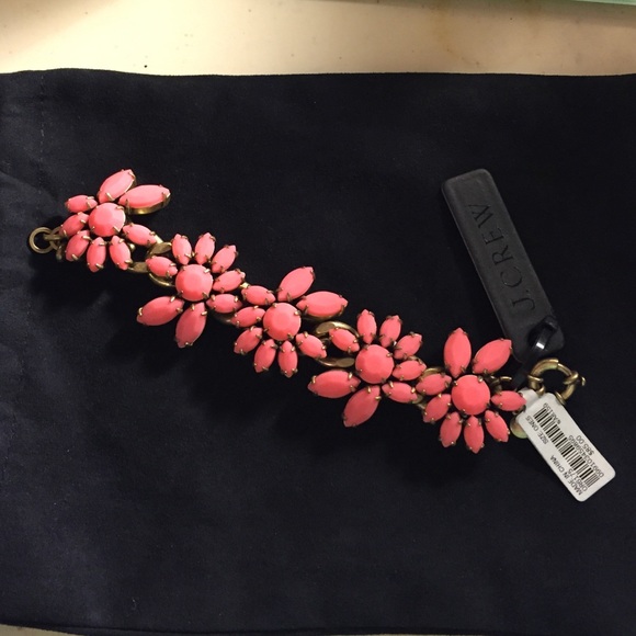 J. Crew Accessories - New With Tags (NWT) JCrew Pink Stones Bracelet