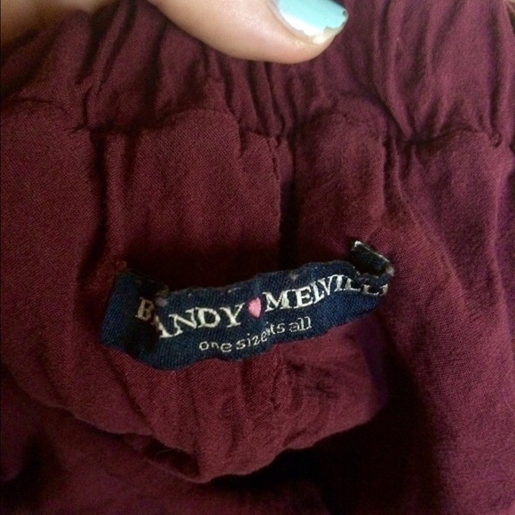 SOLD Brandy Melville maroon skirt - Picture 4 of 4