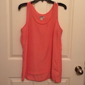 Coral blouse