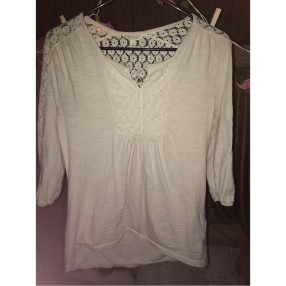 White lace top