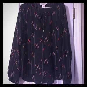 Buckle "lovestitch" flowy top