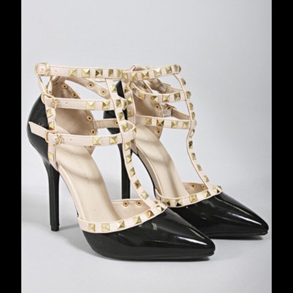 Studded heels- Valentino look alikes