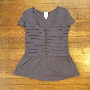 Anthropologie Peplum Top