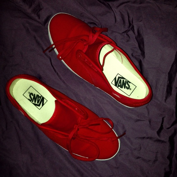 Red classic Vans
