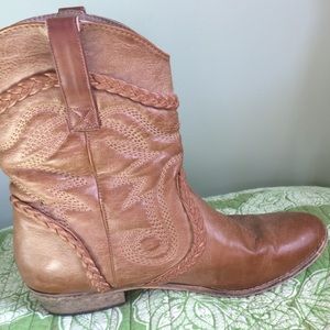 Faux cowgirl boots