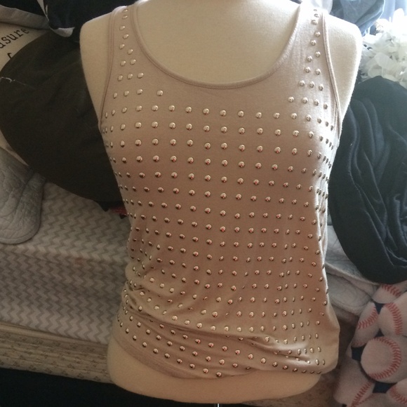 Gold Studded Tank