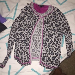 Cheetah Print Vest