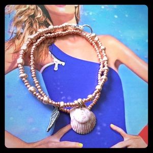 Rose Gold Seashell Bracelet