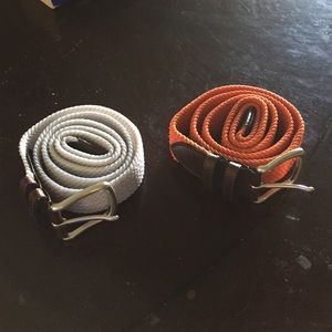 Two colored Belts