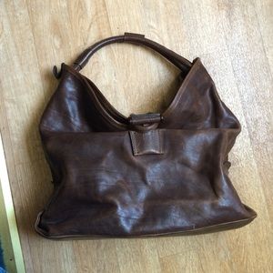 large Ugg collection leather bag