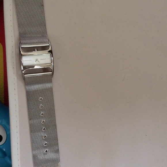 DKNY. Stainless steel mesh watch
