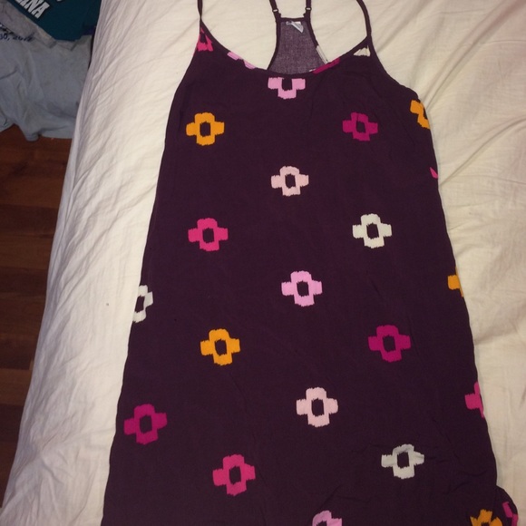 Maroon Patterned Shift dress