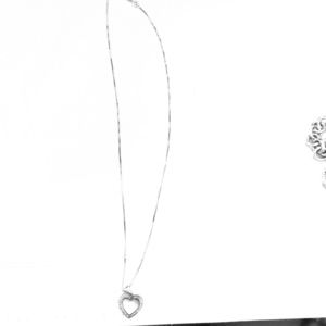 Kay sterling silver heart necklace