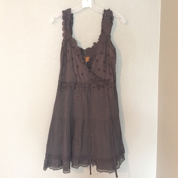 Free people dress with floral lace design