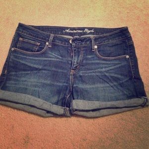 Denim shorts