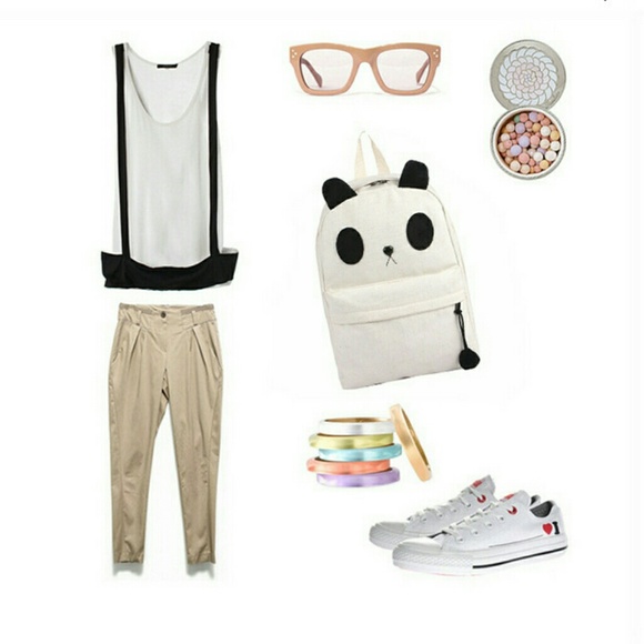 Cute Panda Backpack and Purse - Picture 3 of 3