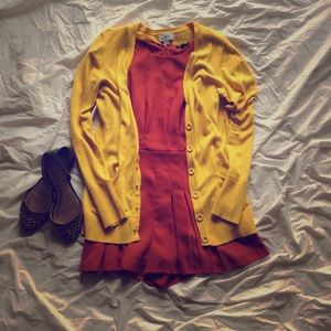 Topshop orange romper