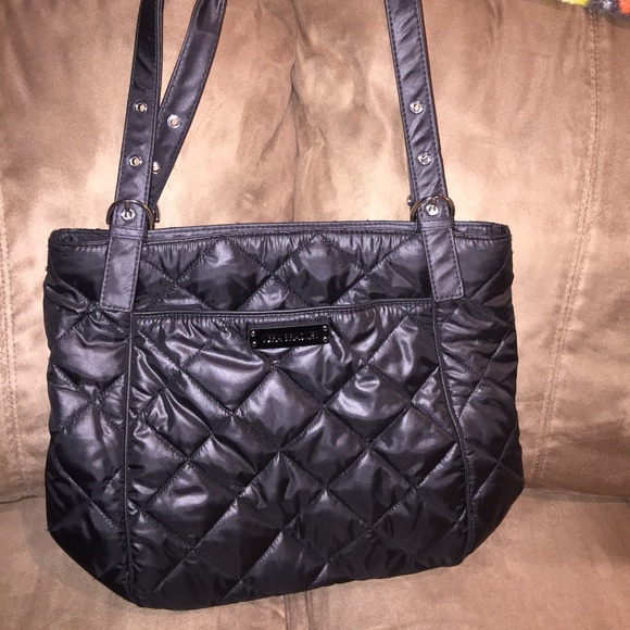GUC Black Puffy Tote