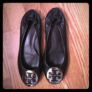 Black Tory Burch Flats