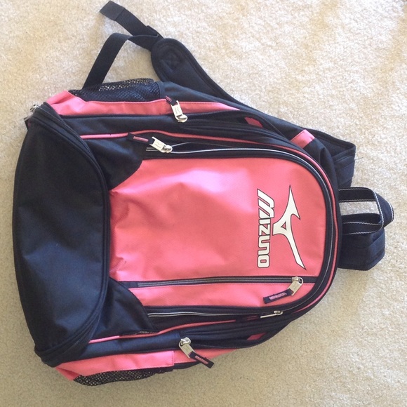 Mizuno volleyball backpack pink