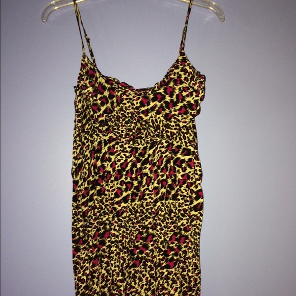 Cheetah print dress