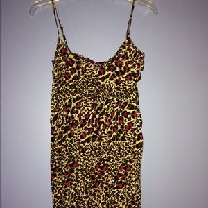 Cheetah print dress