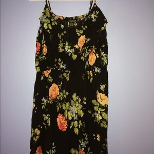 Flower print dress