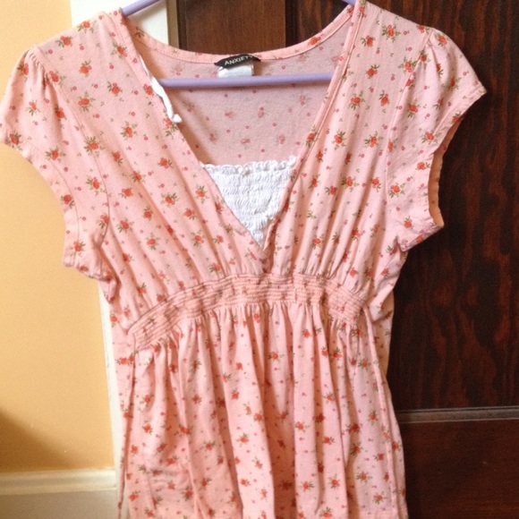 Pink rose shirt