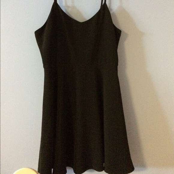 Black skater dress