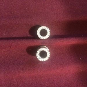 Diamond studded 0g tunnels