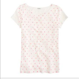 J. Crew Vintage Cotton Cap Sleeve Tee