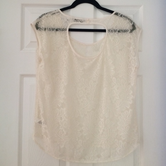 Ivory Express Lace Shirt - Picture 2 of 3