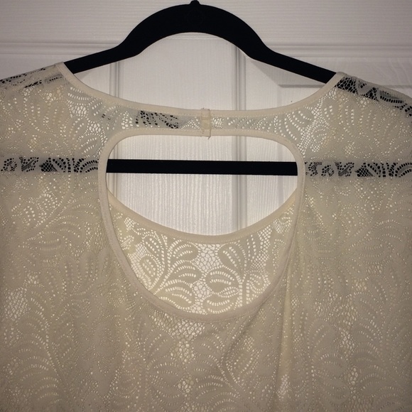 Ivory Express Lace Shirt - Picture 3 of 3